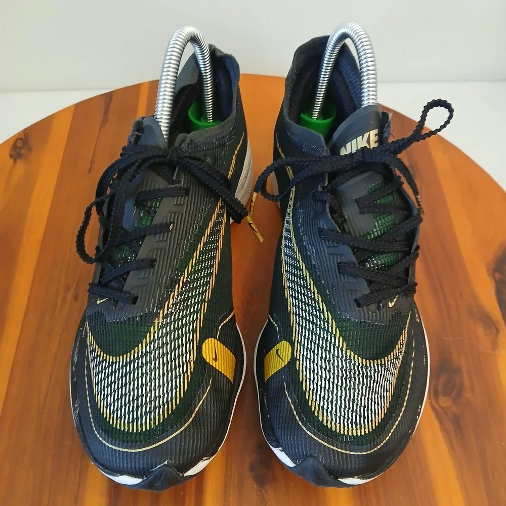 Nike Air Zoom Alphafly NEXT% Womens 8 Black Running Shoes Sneakers CU4123-001
